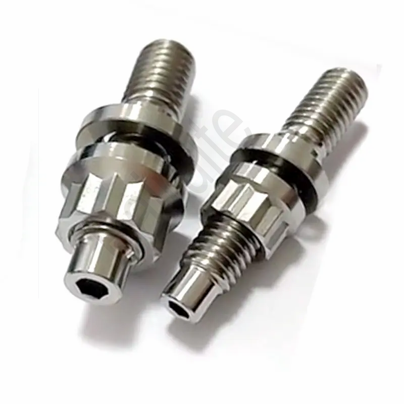 Gr5 Titanium Exhaust Manifold Stud Kit M8 M10 Stud Bolts with 12pt Nuts and Washer Gr5 Titanium Exhaust Manifold Stud Kit M8 M10 Stud Bolts with 12pt Nuts and Washer